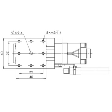 Model dependent travel range, load capacity, and table size
